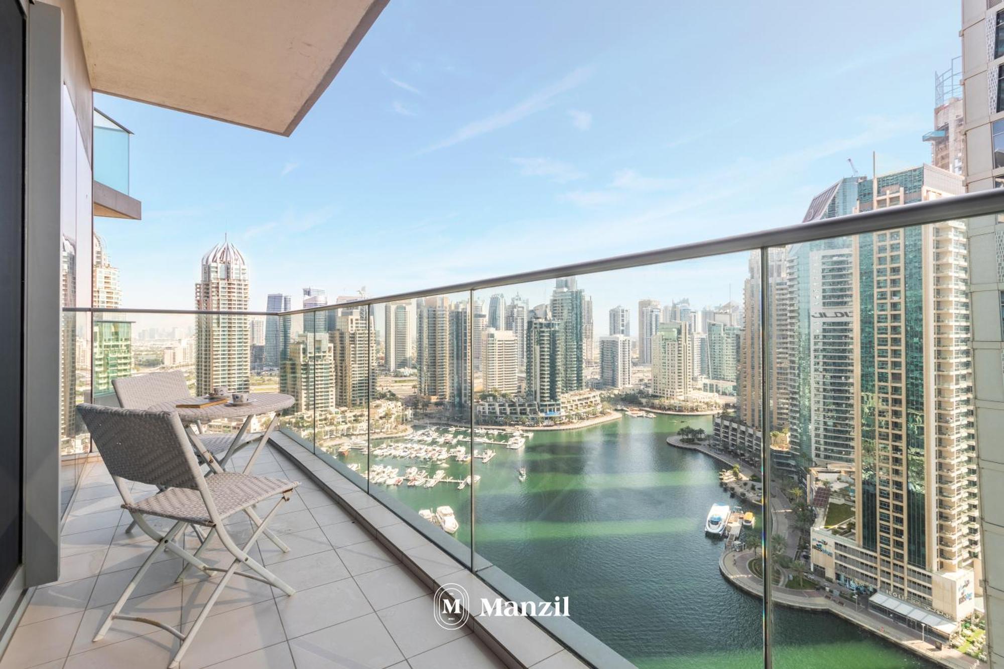 Manzil - 2br In Marina With Sea And Marina View شقة
