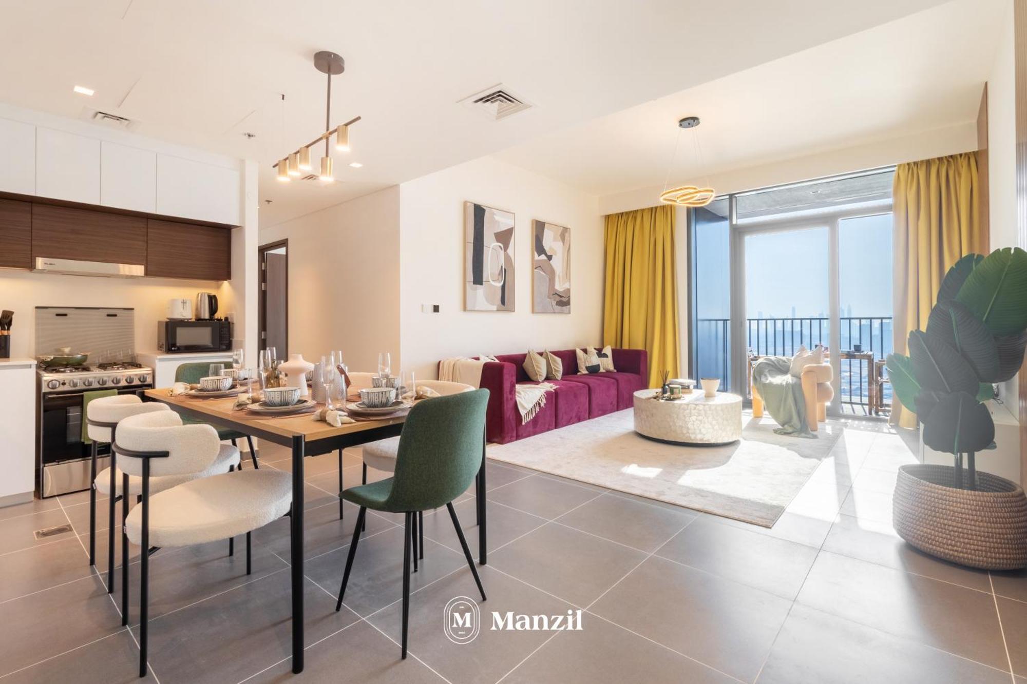Manzil - 2br In Creek Edge With Sea View Dubai