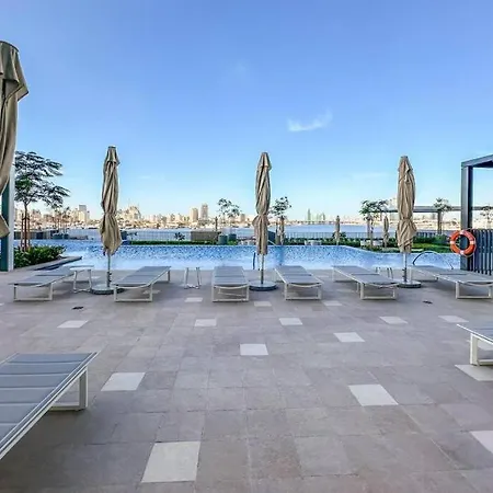 شقة Manzil - 2Br In Creek Edge With Sea View دبي المظهر الخارجي الصورة