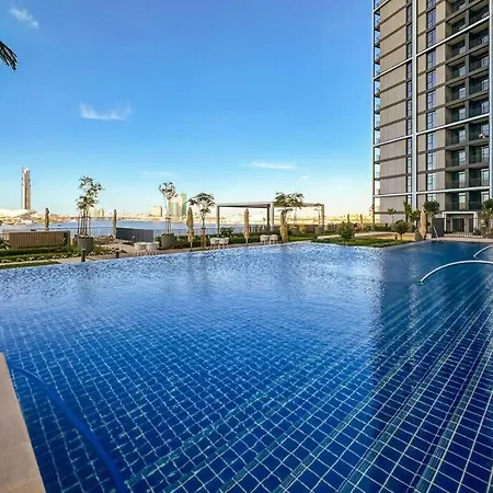 شقة Manzil - 2Br In Creek Edge With Sea View دبي المظهر الخارجي الصورة