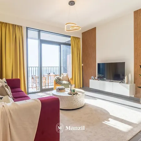 شقة Manzil - 2Br In Creek Edge With Sea View دبي المظهر الخارجي الصورة