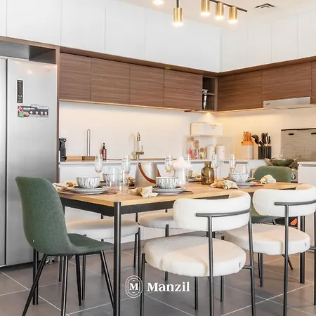 شقة Manzil - 2Br In Creek Edge With Sea View دبي المظهر الخارجي الصورة